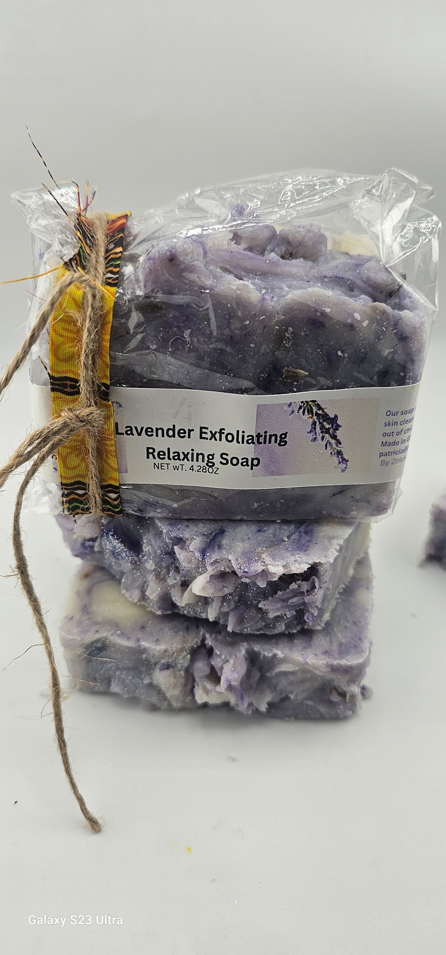 Lavendar Bar Soap- Lavender Exfoliating Handmade Soap Bar – Natural Cleanser for Smooth, Radiant Skin
