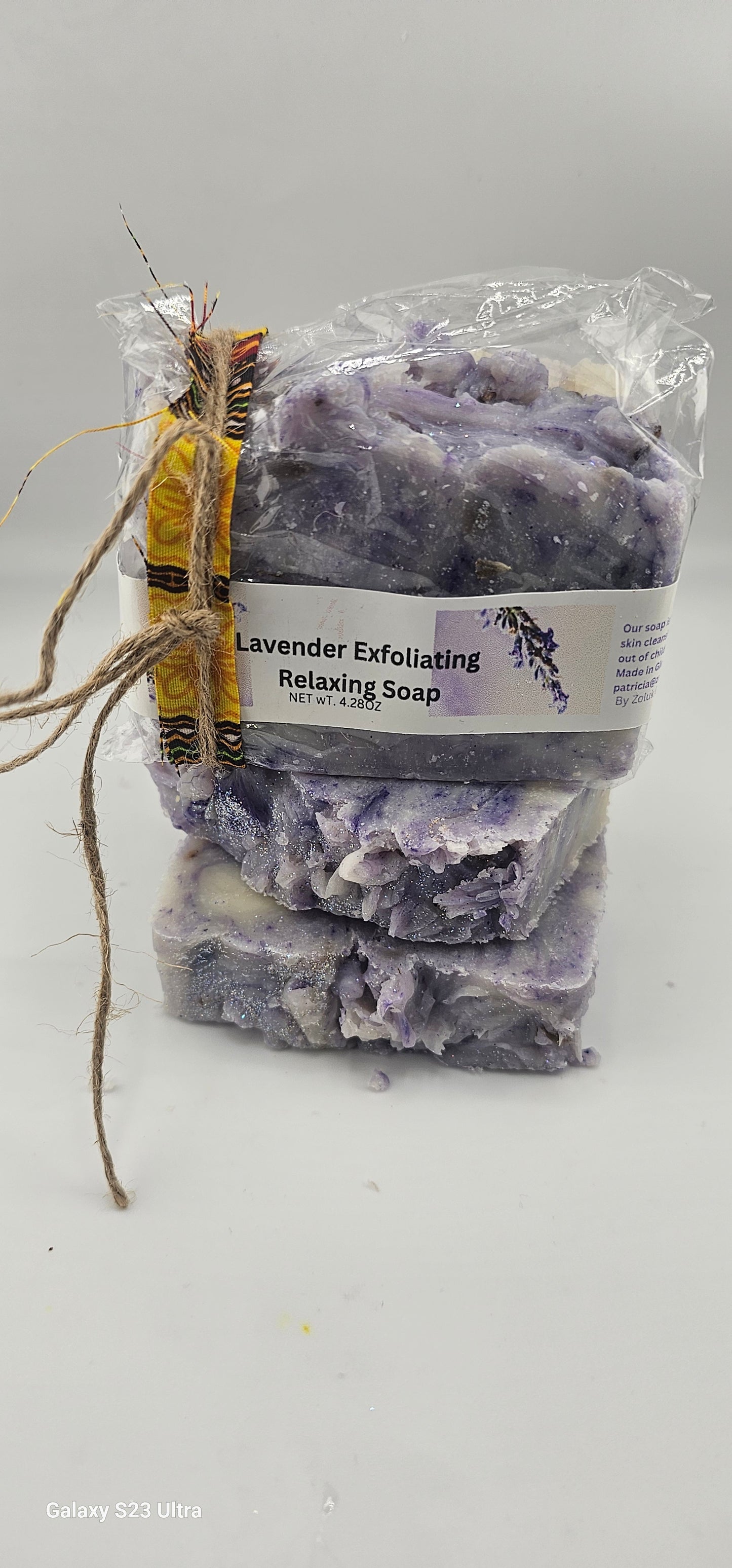 Lavendar Bar Soap- Lavender Exfoliating Handmade Soap Bar – Natural Cleanser for Smooth, Radiant Skin
