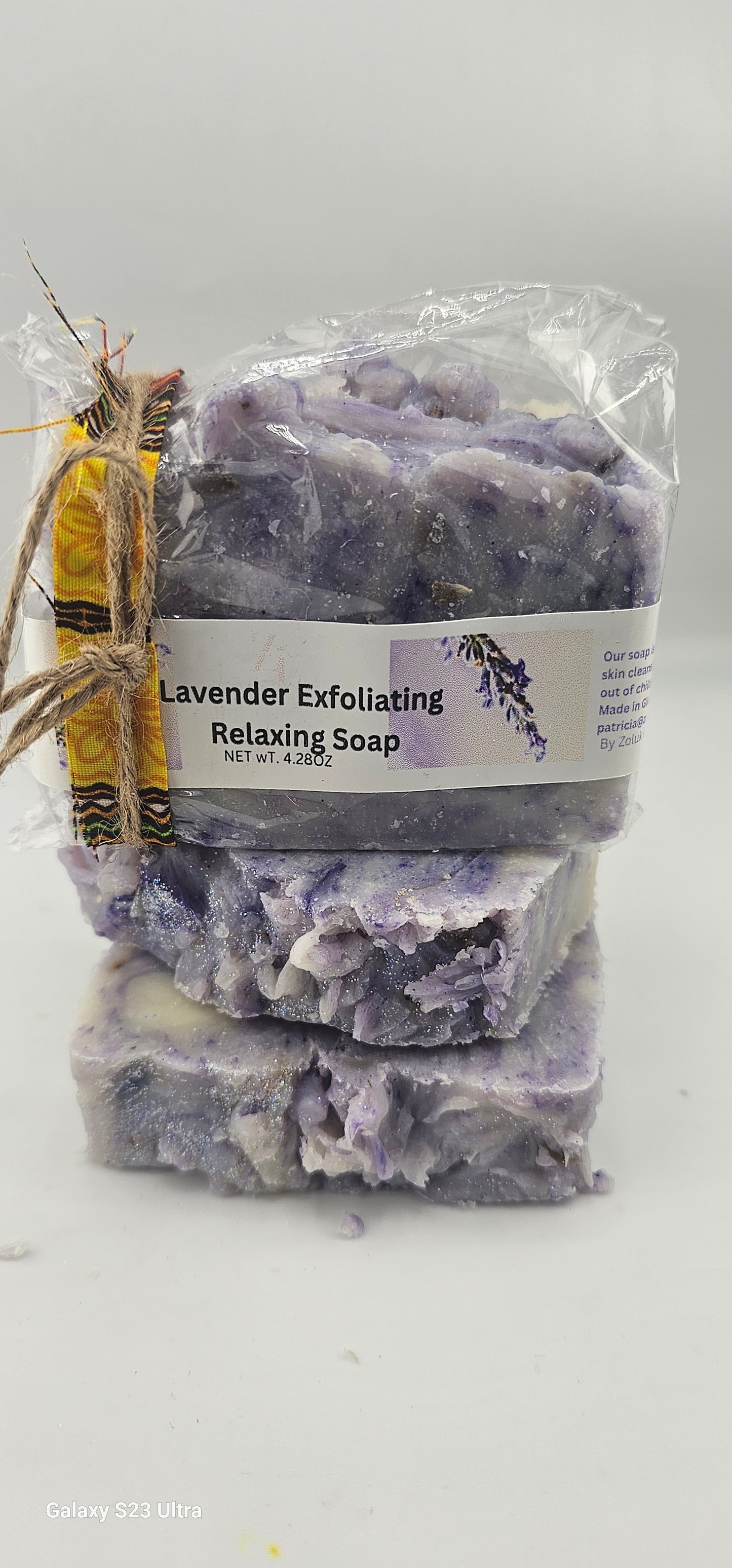 Lavendar Bar Soap- Lavender Exfoliating Handmade Soap Bar – Natural Cleanser for Smooth, Radiant Skin