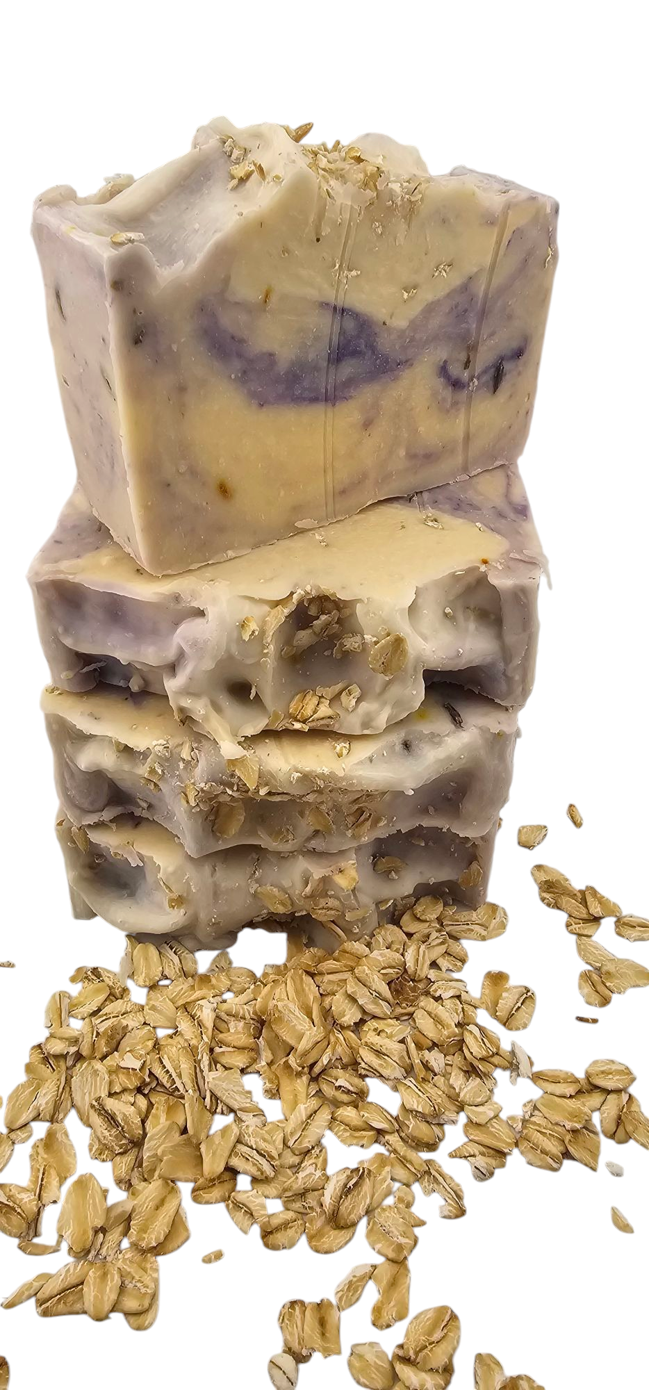 Goat Milk, Lavender & Oatmeal Soap Bar – Natural Moisturizing Soap for Sensitive Skin & Eczema Relief