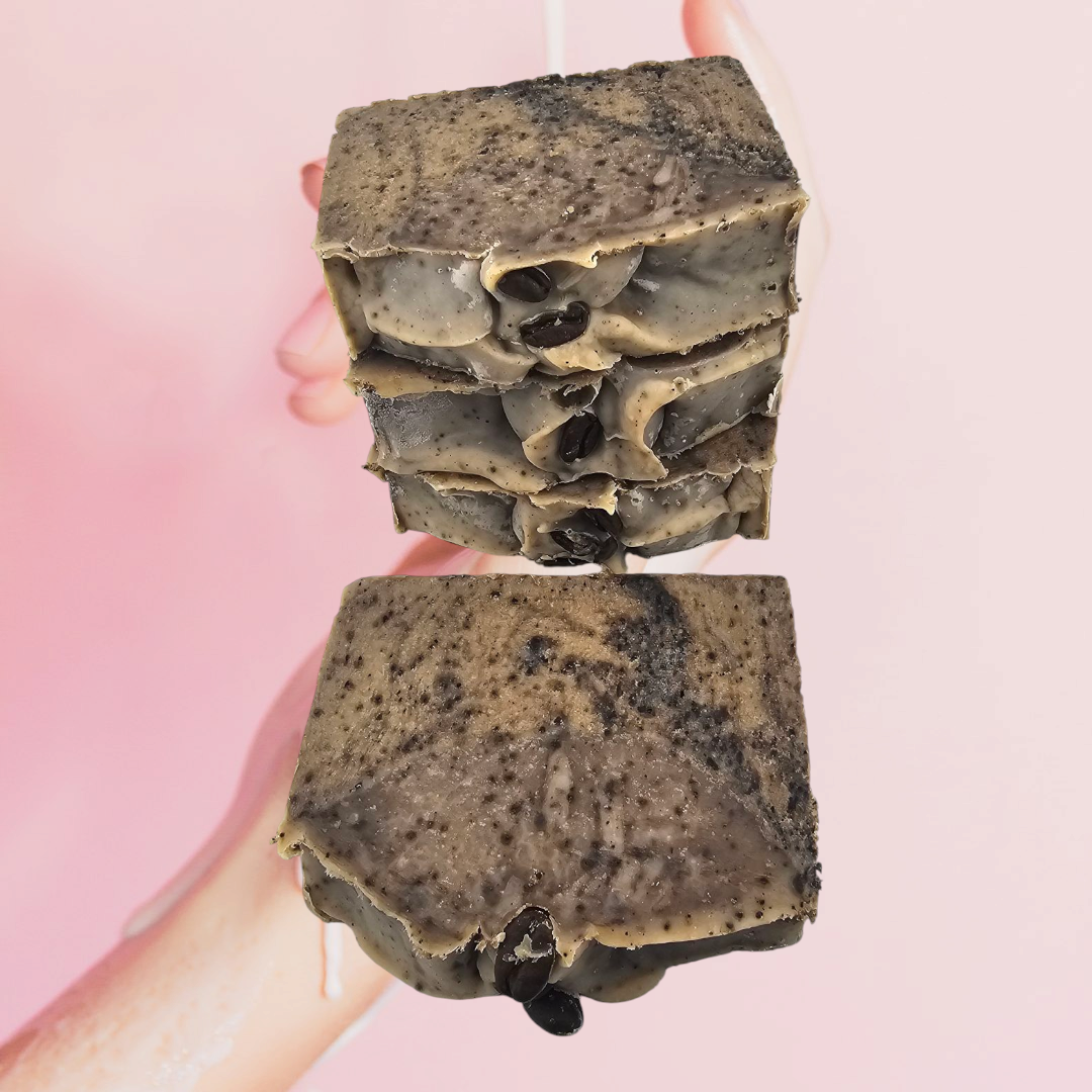 Coffee Exfoliating Soap Bar. Unscented