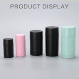 Custom Clear Sun Stick Packaging Plastic Deodorant Tube Oversize 50G 75G with Screw Cap for Lip Balm Chapstick Custom Logo