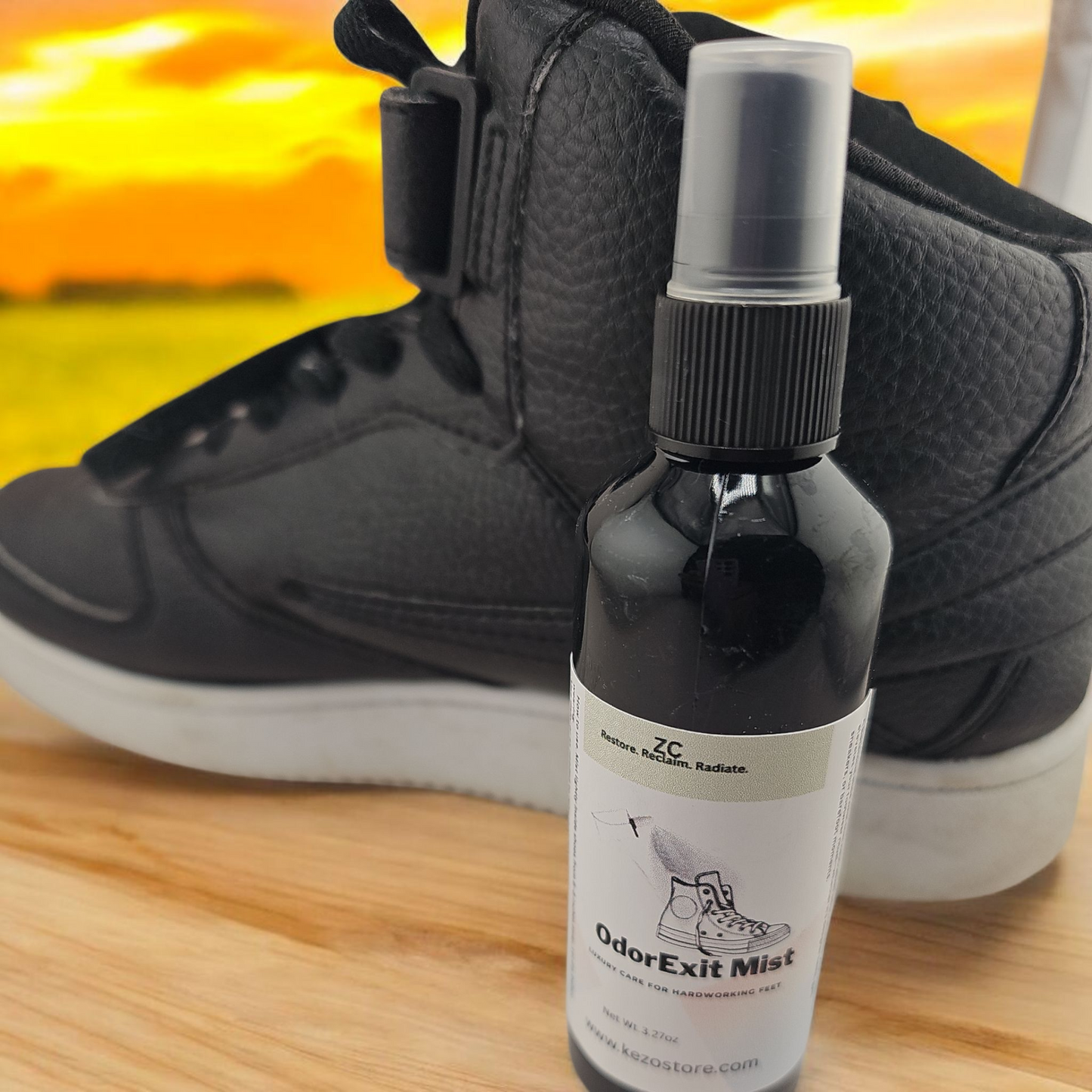 Odor Exit – Natural Shoe Deodorizing Spray