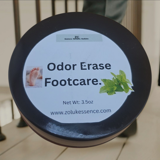 Odor Erase Foot Care – Natural Odor Control & Moisture Odor Ease Balm.