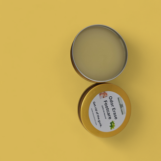 Natural Foot Odor Eliminator – Antibacterial Foot Balm for Sweaty Feet, Long-Lasting Freshness