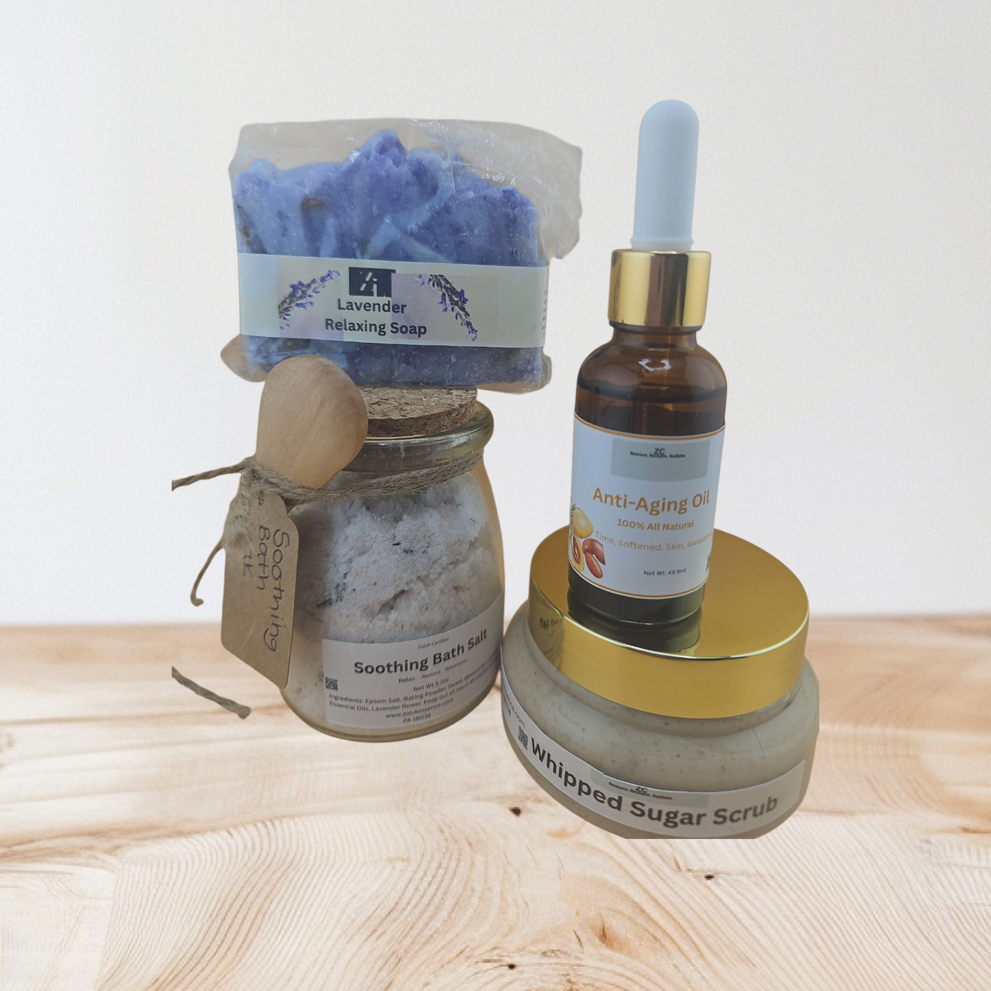 Luxury Bath & Body Set – Scrub, Soak, Soothe, Renew