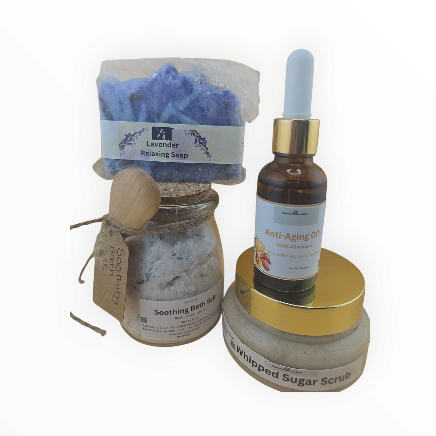 Luxury Bath & Body Set – Scrub, Soak, Soothe, Renew
