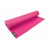 Non-Slip Yoga Mat with Pink Color & Integrated Posture Wall Chart