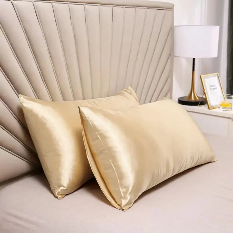 2-Piece Satin Pillowcase Set – Soft & Smooth for Hair & Skin (Standard/Queen)