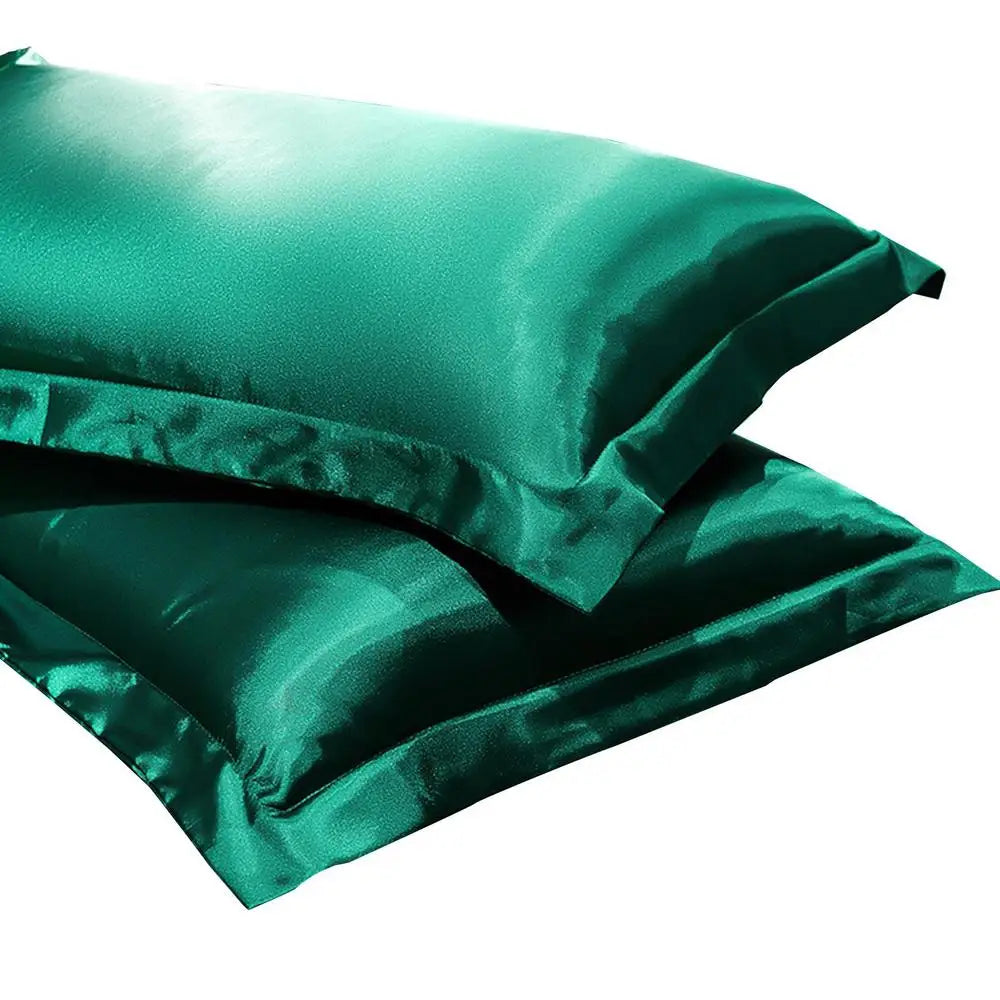 2Pcs Mulberry Silk Pillowcases – Silky Satin Pillow Covers for Comfortable Sleep & Home Décor (19x29in)