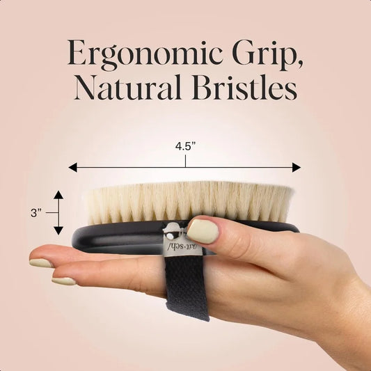 Dry Brushing Body Brush – Natural Exfoliation & Lymphatic Care