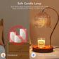 Candle Warmer Lamp Nightstand Lamp Dimmable/ Timer Aromatherapy Lamp without Fire High Quality Glass Lamp Shade