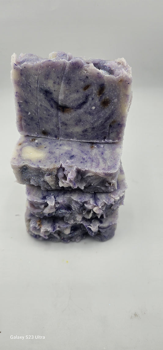 Lavendar Bar Soap- Lavender Exfoliating Handmade Soap Bar – Natural Cleanser for Smooth, Radiant Skin