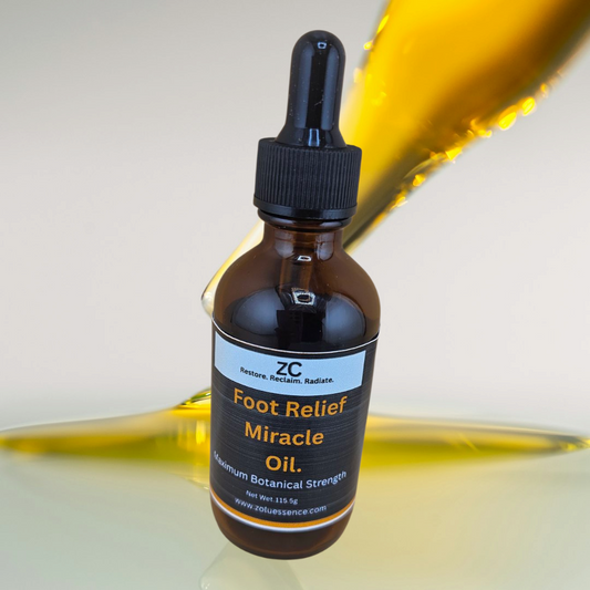 Foot Miracle Oil Extra Strenth.Foot Miracle Oil – Cracked Heel & Dry Skin Repair. Foot Therapy Oil – Hydrating & Healing  for Dry, Achy Feet Tea Tree, Lavender & Peppermint .