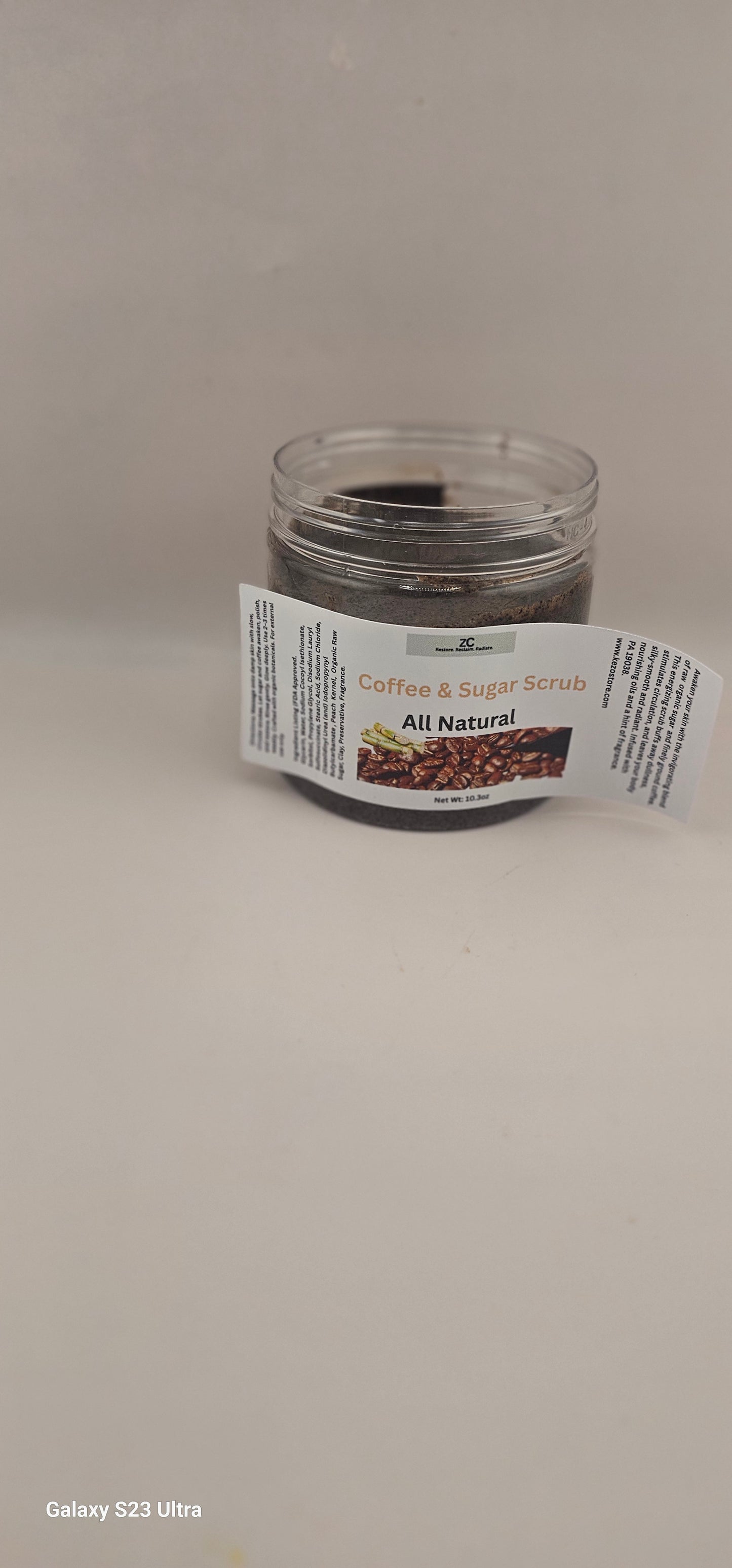 Sugar & Coffee Exfoliating Body Scrub – Smooth, Glow & Revive Your Skin