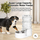 HydraSteel™ Gravity Pet Waterer – 7L Stainless Steel Automatic Dispenser (White)