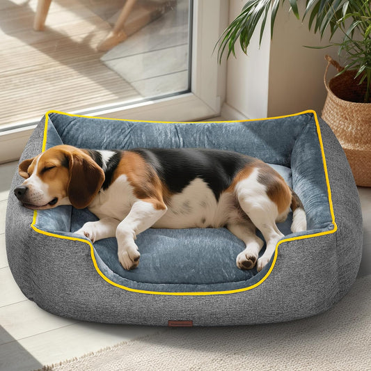 ThermaNest™ Orthopedic Dog Bed – 36" Dual-Layer Cooling & Warming Comfort