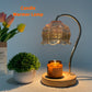 Candle Warmer Lamp Nightstand Lamp Dimmable/ Timer Aromatherapy Lamp without Fire High Quality Glass Lamp Shade
