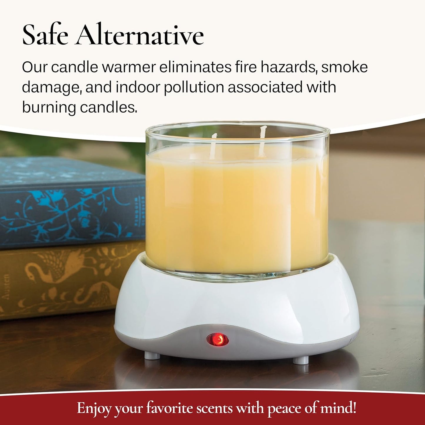  Auto Shutoff Candle Warmer Plate Wax & Candle Warmer