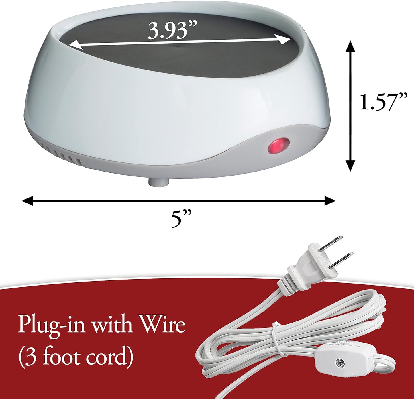  Auto Shutoff Candle Warmer Plate Wax & Candle Warmer
