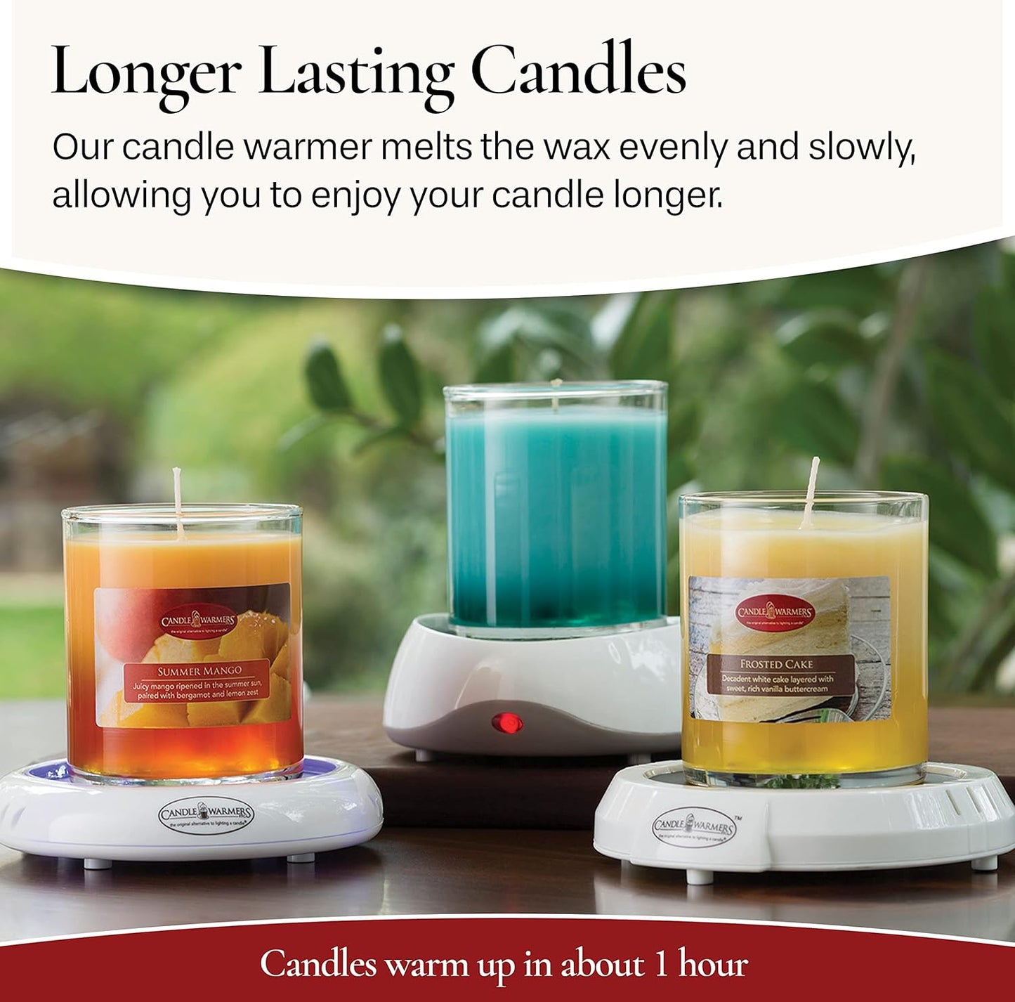  Auto Shutoff Candle Warmer Plate Wax & Candle Warmer