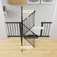 36" Extra Tall Baby Gate for Stairs, 29.7-54.2" Extra Wide Dog Gate for Doorways Hallways, Pressure Mounted Child Gate for Wide Opening, Auto Close Personal Safety for Babies and Pets, Black