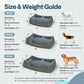 ThermaNest™ Orthopedic Dog Bed – 36" Dual-Layer Cooling & Warming Comfort