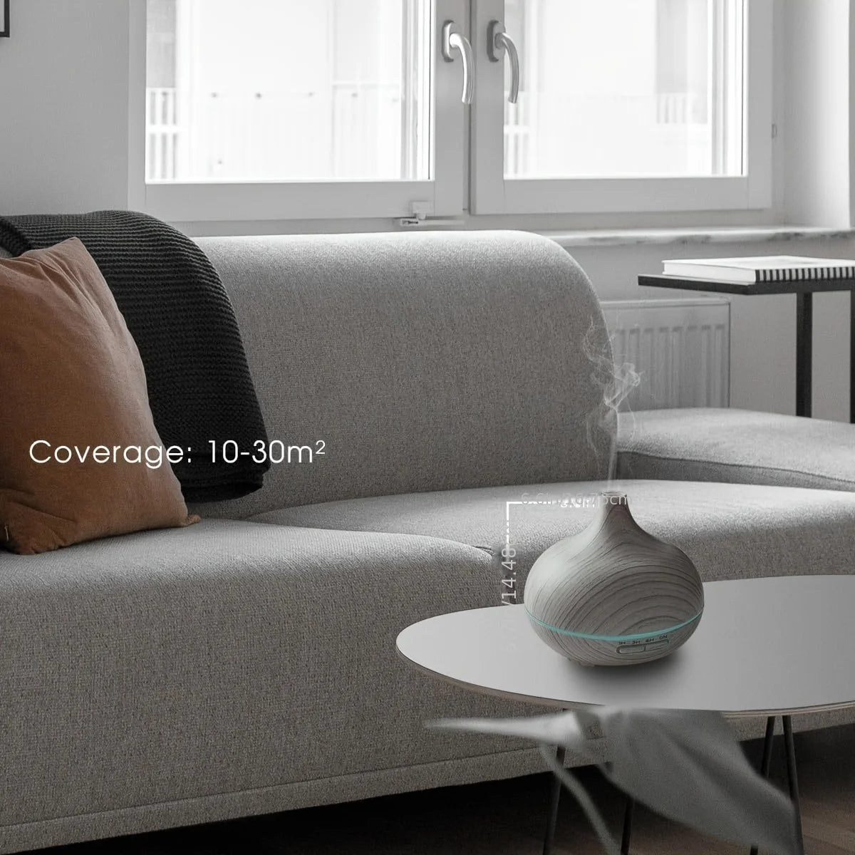 Ultrasonic Cool Mist Humidifier & Aromatherapy Diffuser – Quiet Comfort for Home & Wellness