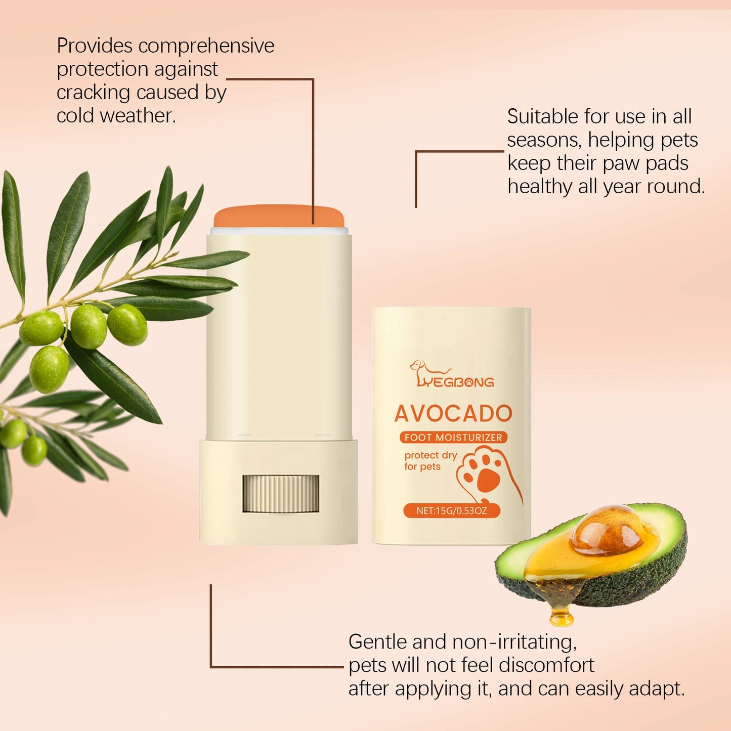 Yegbong 15g Pet Paw Care Balm