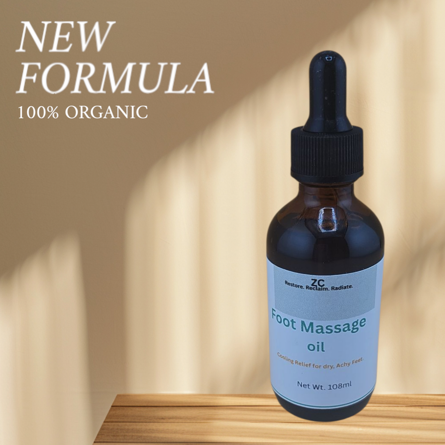 Foot Massage Oil – Soothing & Hydrating  Natural Foot Massage Oil