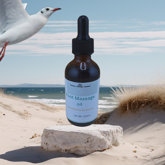 Foot Massage Oil – Soothing & Hydrating  Natural Foot Massage Oil