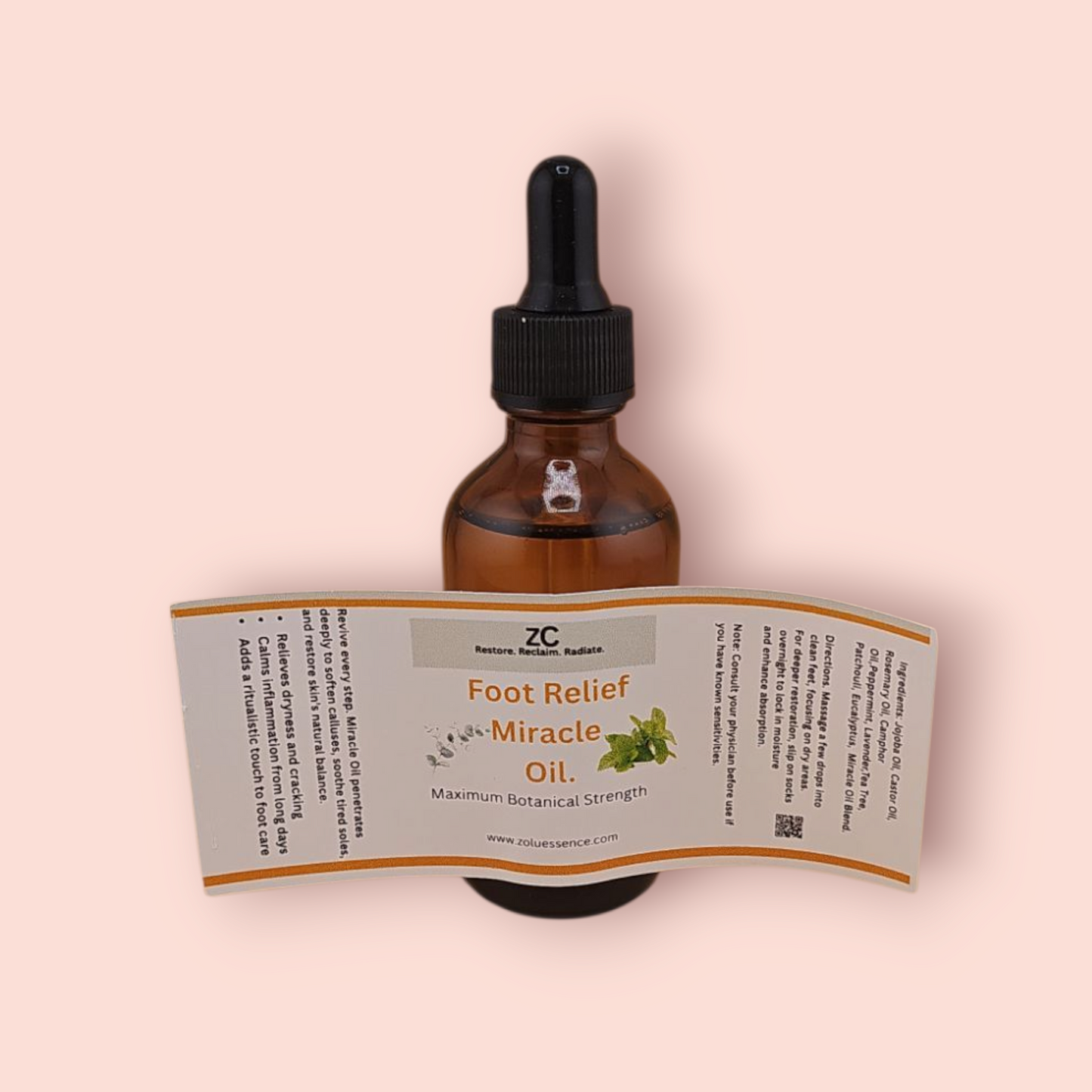Foot Relief Miracle Oil- Maximum Botanical Strength