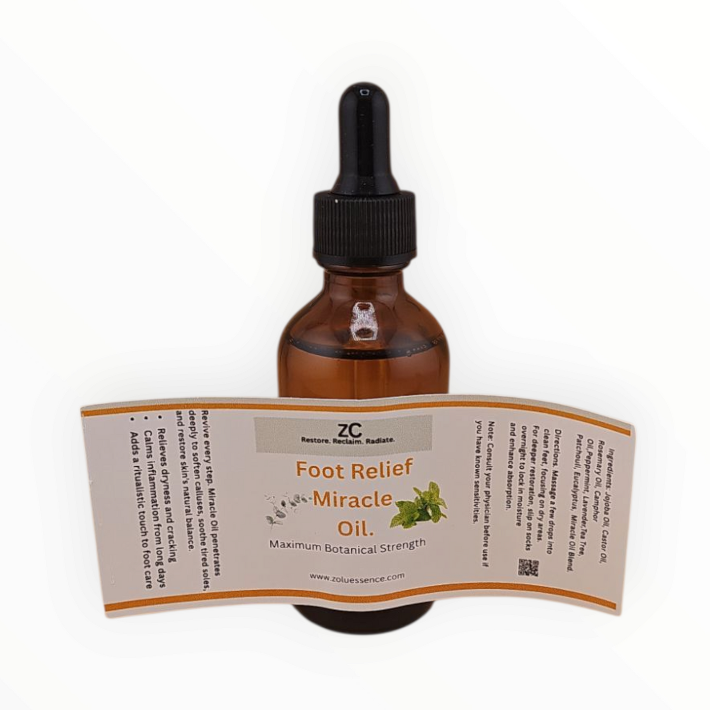 Foot Relief Miracle Oil- Maximum Botanical Strength
