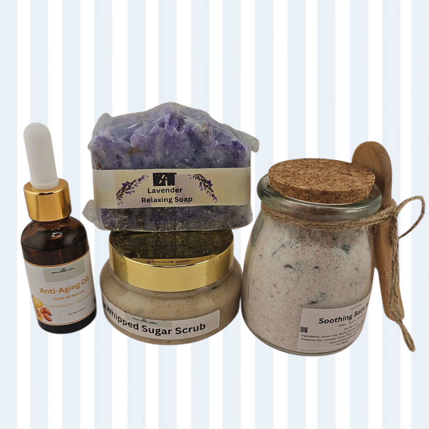 Luxury Bath & Body Set – Scrub, Soak, Soothe, Renew