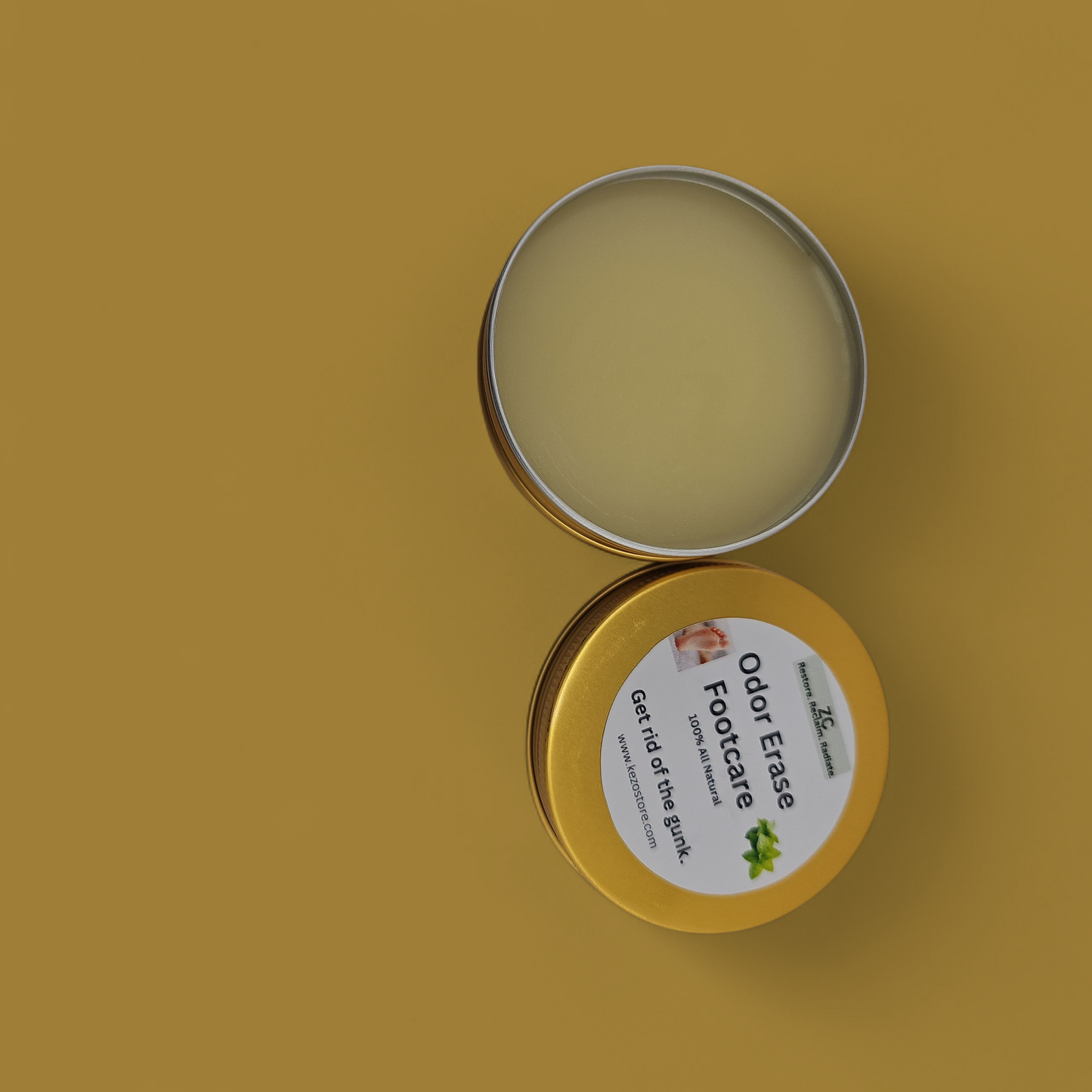 Natural Foot Odor Eliminator – Antibacterial Foot Balm for Sweaty Feet, Long-Lasting Freshness