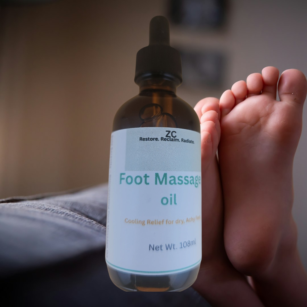 Foot Massage Oil – Soothing & Hydrating  Natural Foot Massage Oil