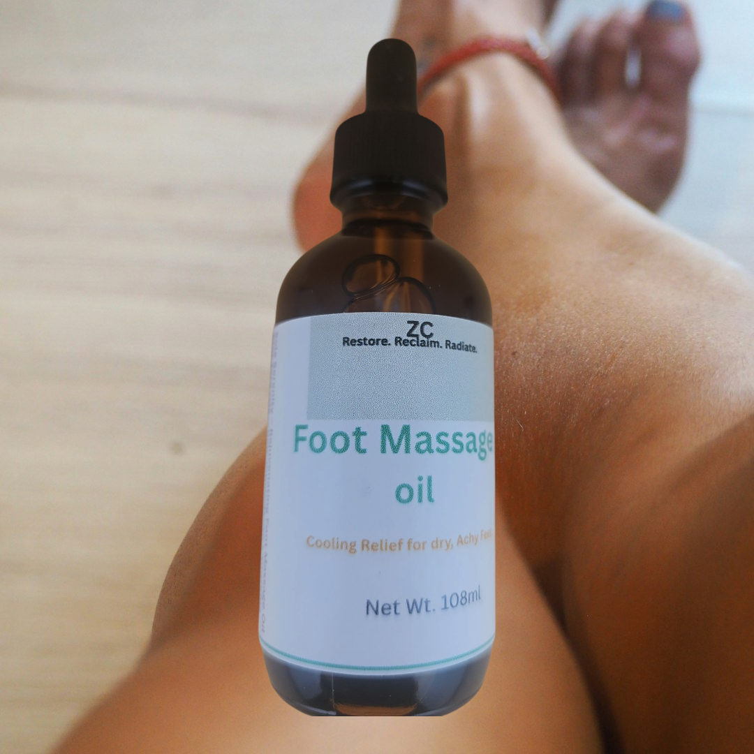 Foot Massage Oil – Soothing & Hydrating  Natural Foot Massage Oil