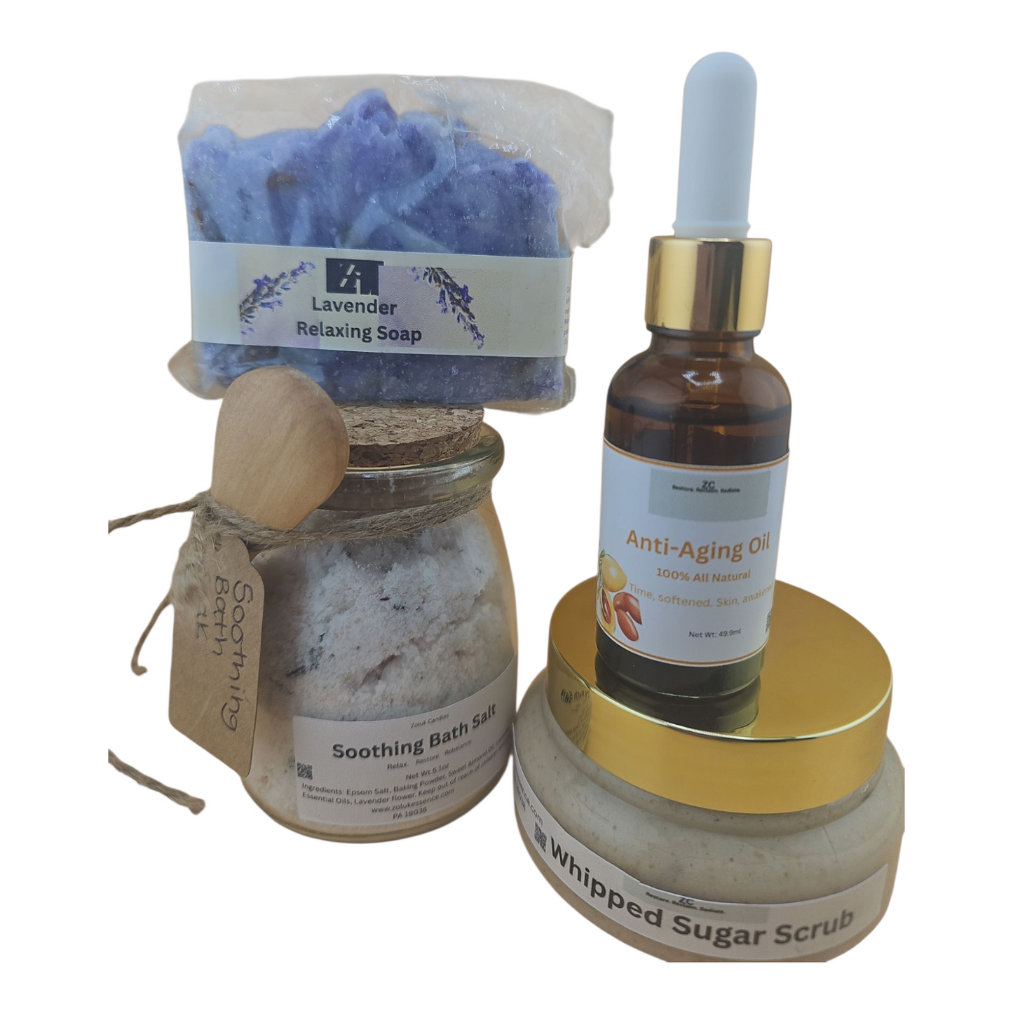 Luxury Bath & Body Set – Scrub, Soak, Soothe, Renew