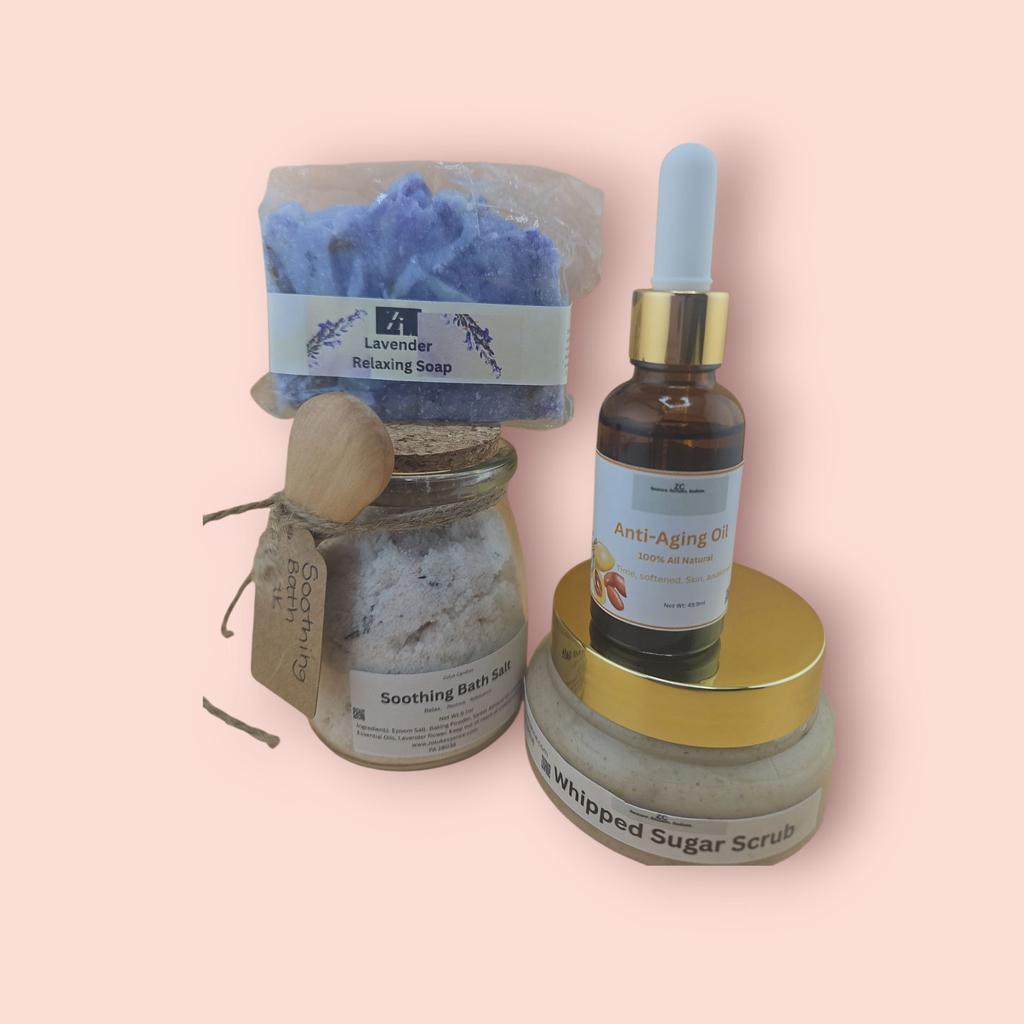 Luxury Bath & Body Set – Scrub, Soak, Soothe, Renew