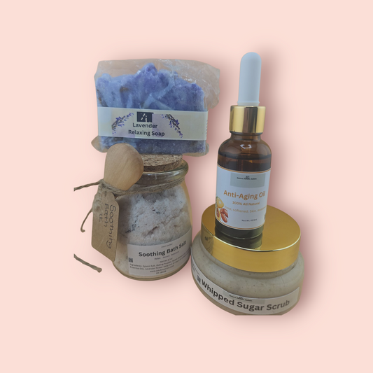 Luxury Bath & Body Set – Scrub, Soak, Soothe, Renew