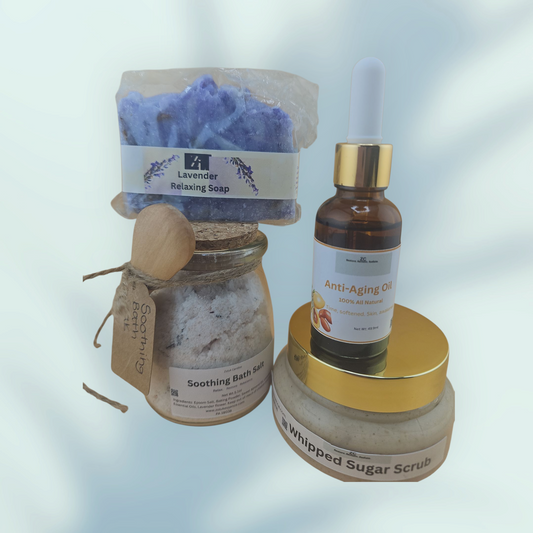 Luxury Bath & Body Set – Scrub, Soak, Soothe, Renew