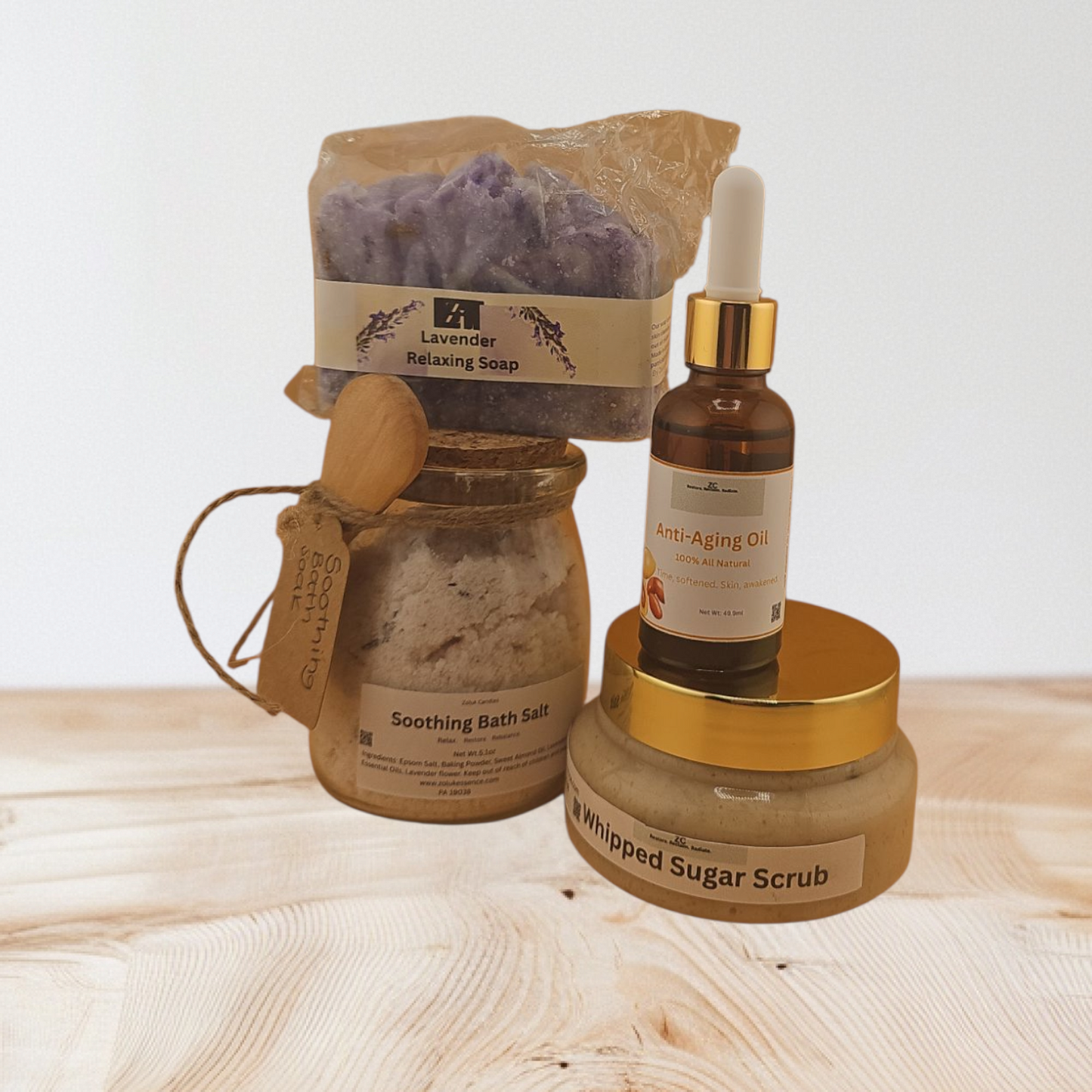 Luxury Bath & Body Set – Scrub, Soak, Soothe, Renew