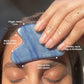 Blue Aventurine Jade Roller & Gua Sha Set – Natural Face Lift Tool
