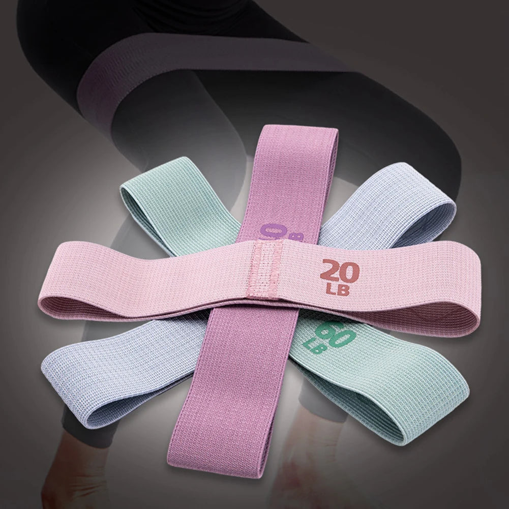1–3PCS Resistance Hip & Booty Bands – Glute & Thigh Workout Loops