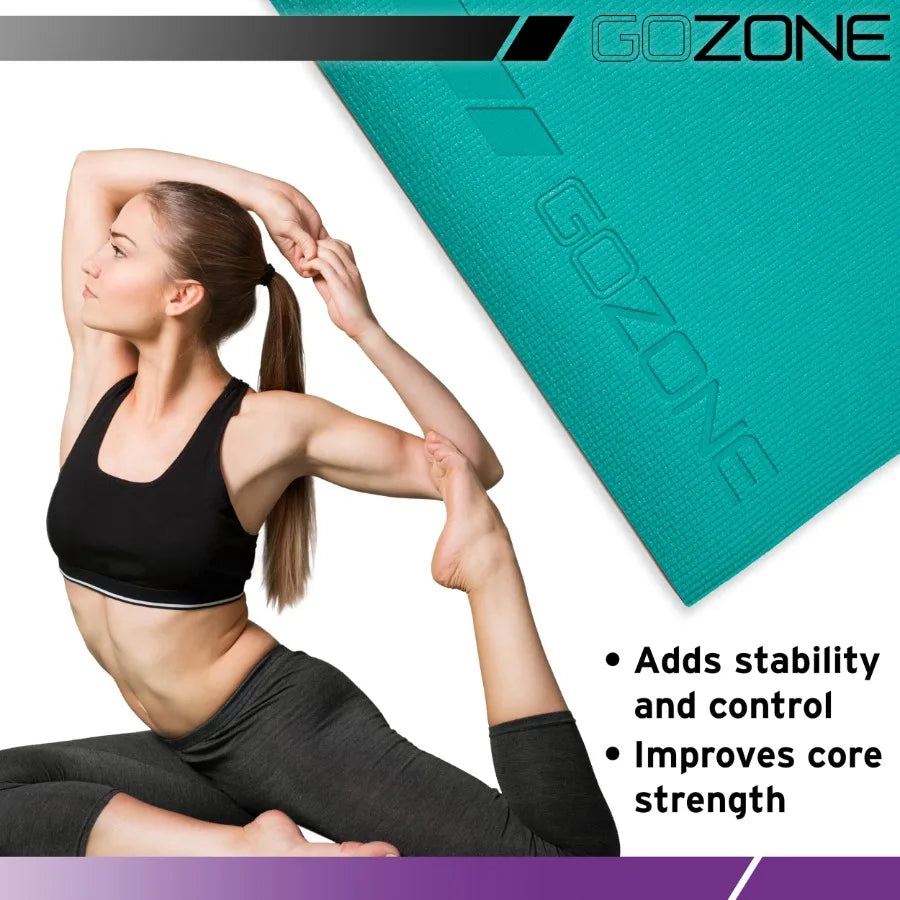 5mm Premium PVC Non-Slip Exercise Yoga Mat – Home Workouts & Meditation