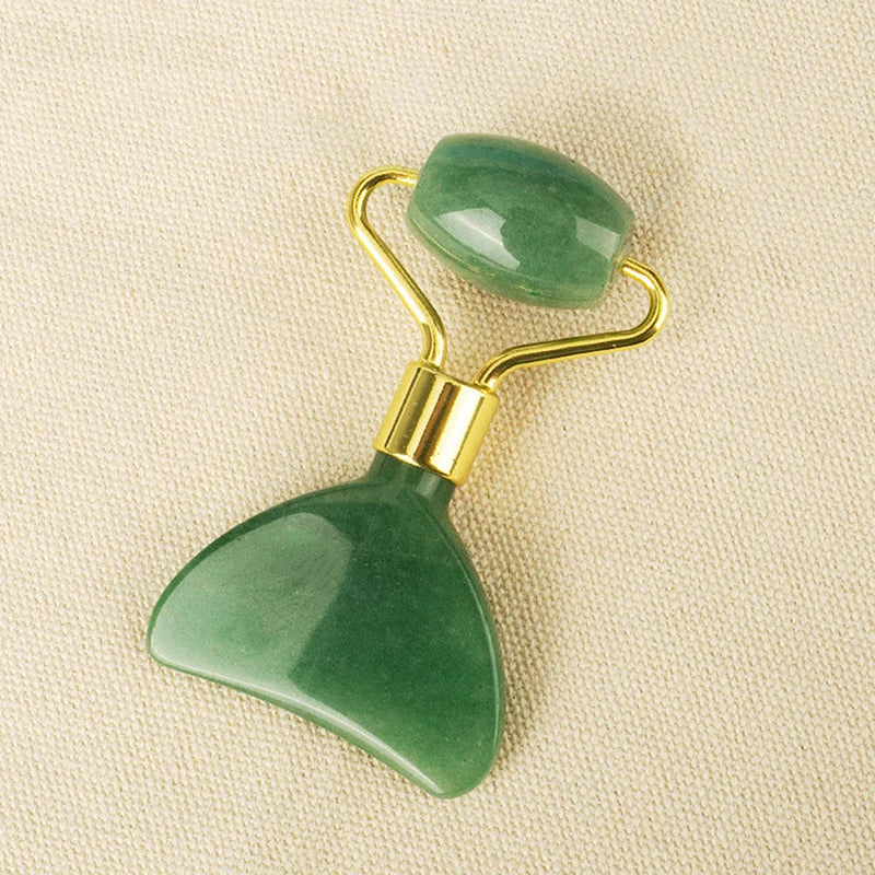 Double-Head Jade Massage Stick – Face & Body Roller for Skin & Muscle Care