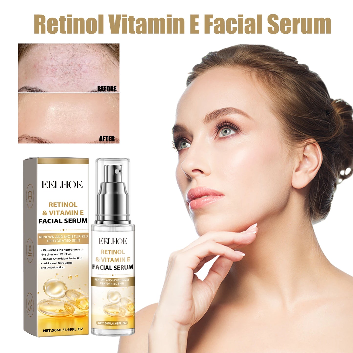 Retinol Facial Essence – Nourishing, Moisturizing & Brightening Care