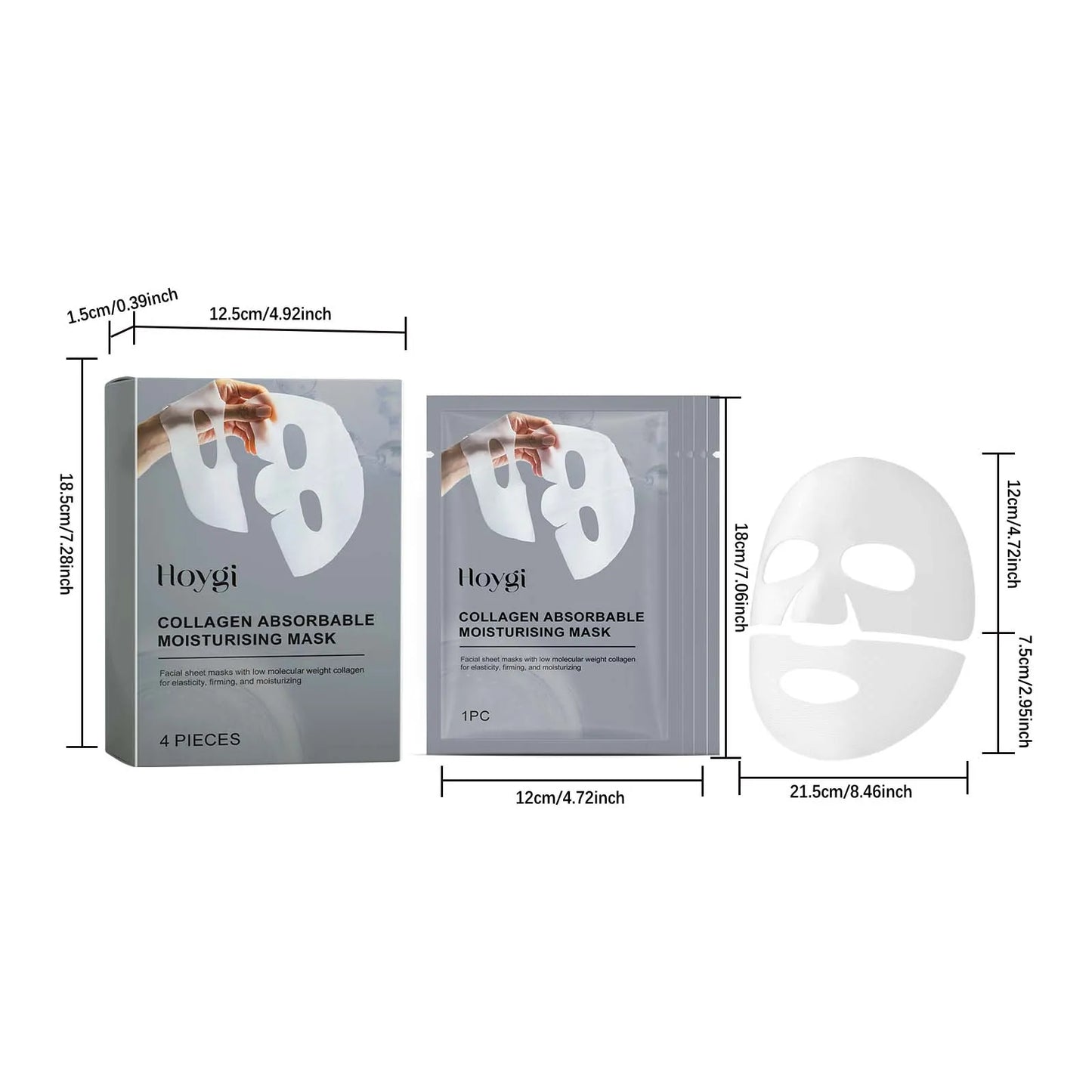 Collagen Absorbable Moisturising Mask – Overnight Hydration & Lifting Care