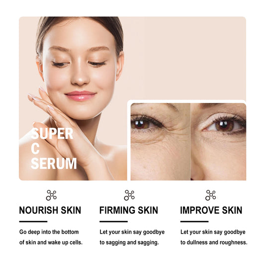 Vitamin C & Niacinamide Face Serum – Dark Spot Removal & Brightening Essence