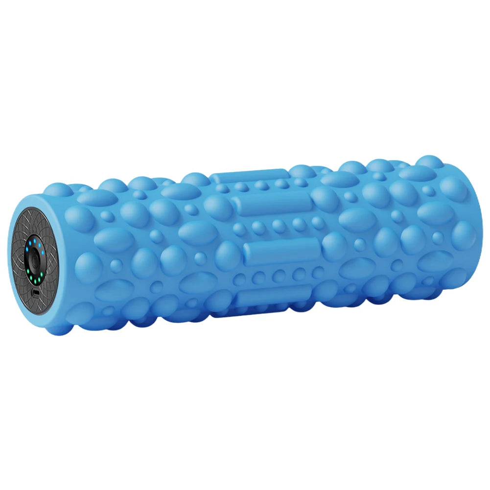 Electric Vibrating Foam Roller – 5-Mode Rechargeable Massage Column